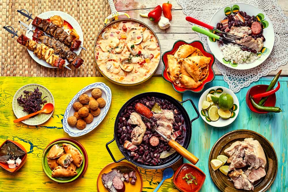 10 غذای برتر برزیل