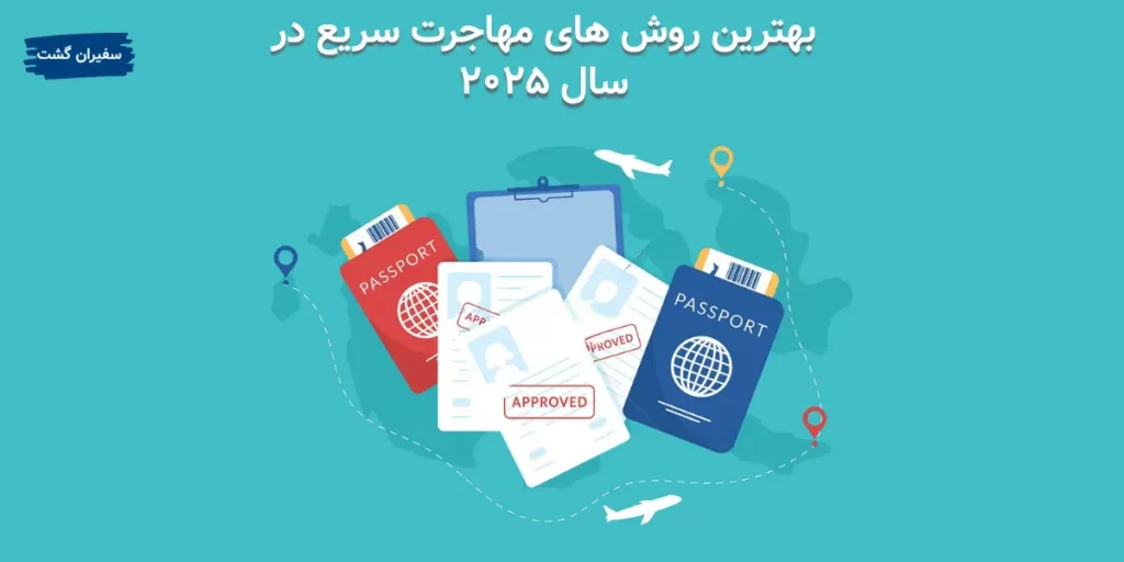 بهترین روش‌ های مهاجرت سریع در سال ۲۰۲۵ (تحصیلی، کاری، سرمایه‌گذاری)