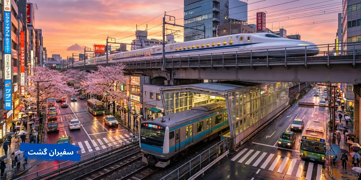 استفاده از سیستم حمل و نقل عمومی در فرهنگ مردم ژاپن