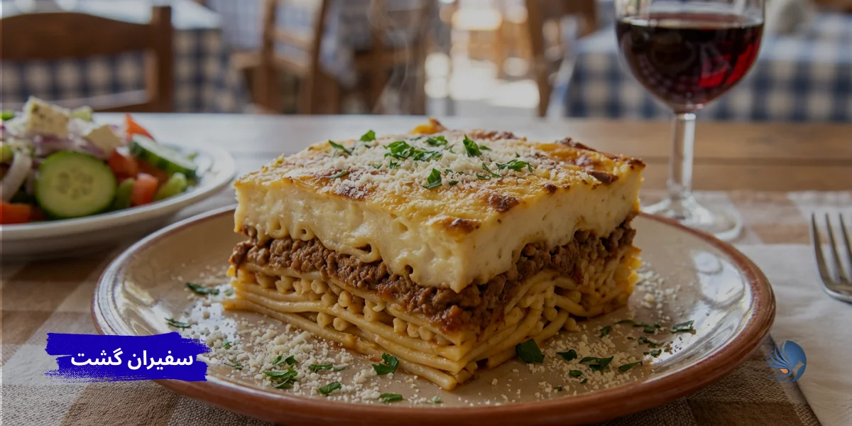 پاستیتسیو یکی از معروفترین غذاهای یونانی که باید امتحان کنید